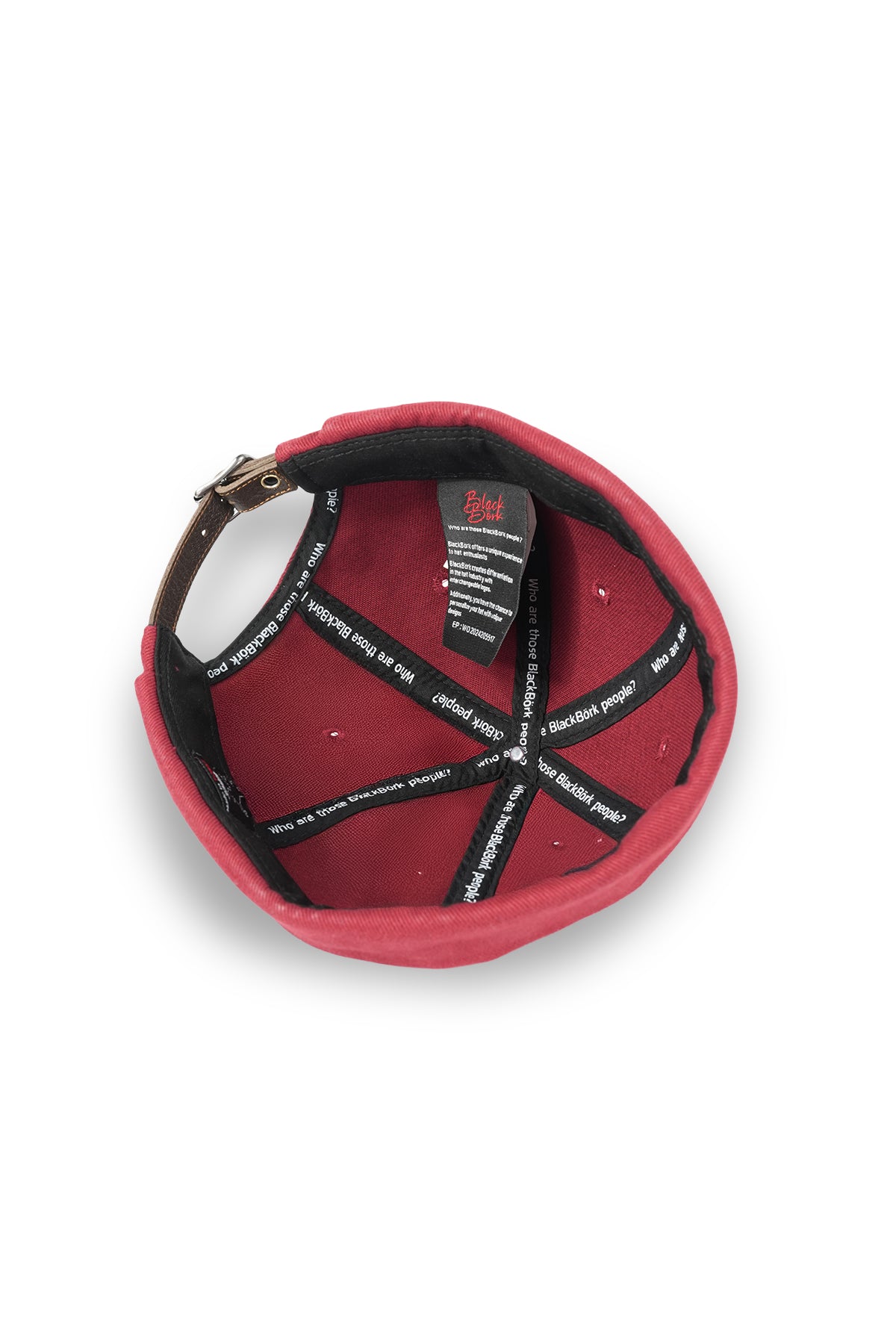 BlackBork Burgundy Docker Cap