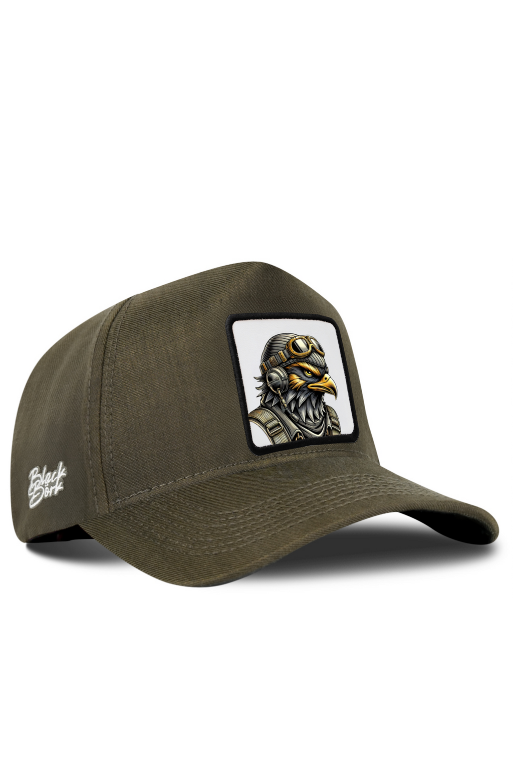 BlackBork Khaki Cordura Baseball Cap | Customisable Patch