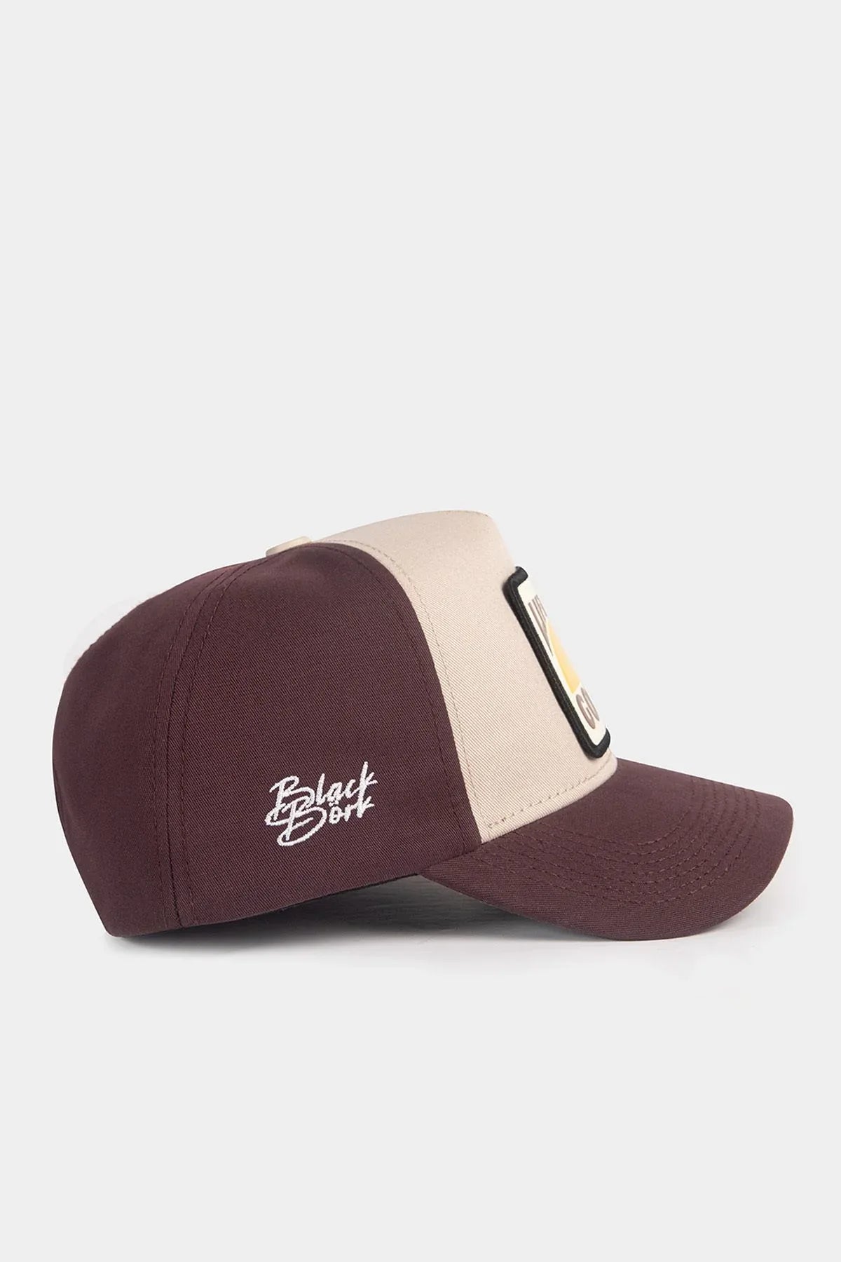 Brown-Cream Cap