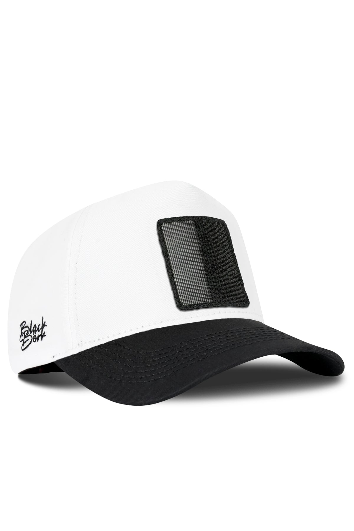 White & Black Baseball Cap | Create Your Cap