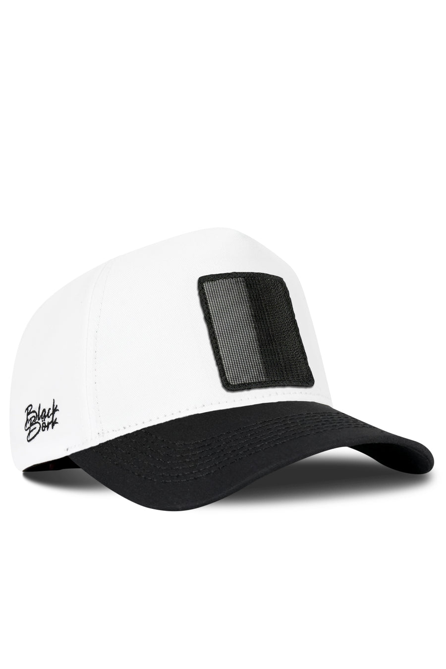 White & Black Baseball Cap | Create Your Cap