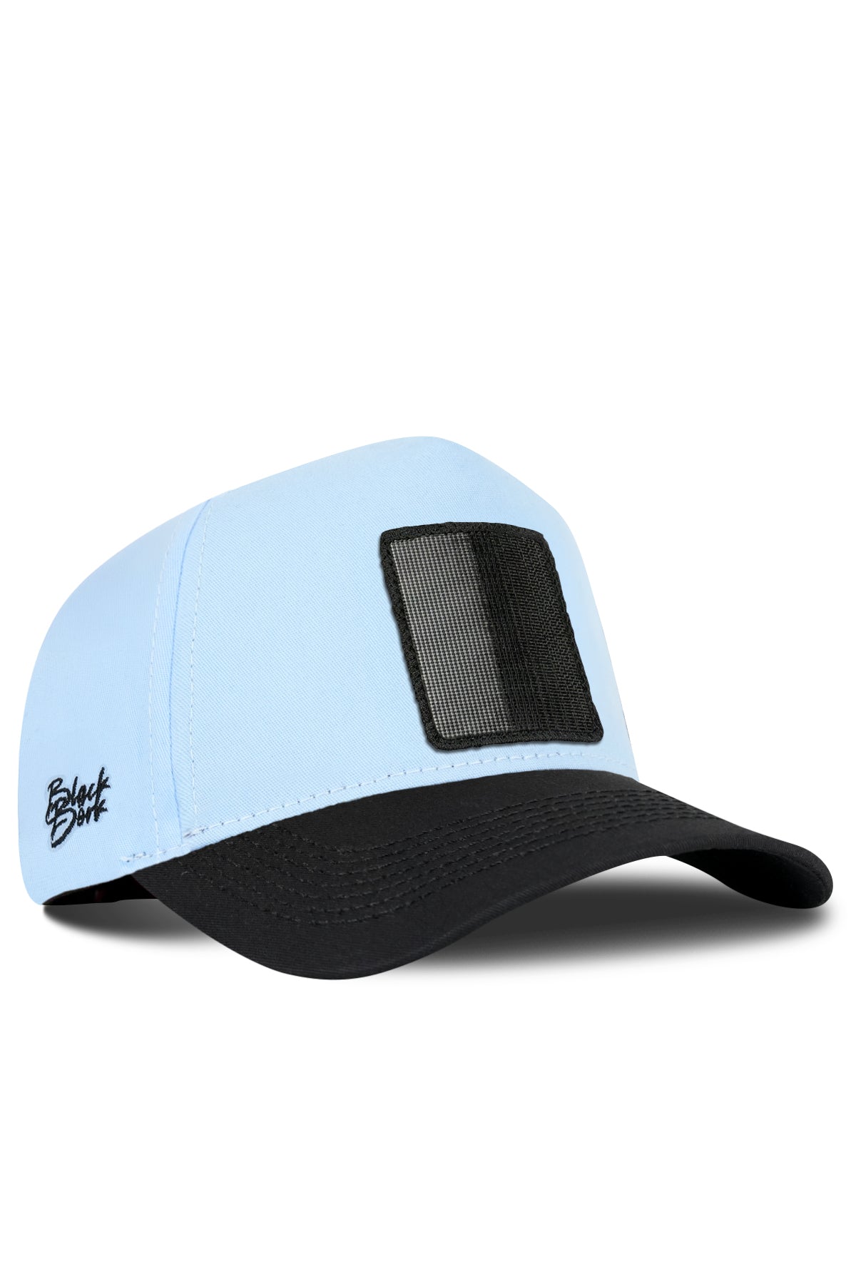 Light Blue & Black Baseball Cap | Create Your Cap