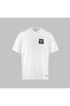 BlackBork V1 Oversize B-Shirt White | Customisable Patch | M-L