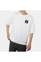 BlackBork V1 Oversize B-Shirt White | Customisable Patch | M-L