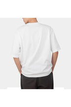BlackBork V1 Oversize B-Shirt White | Customisable Patch | M-L