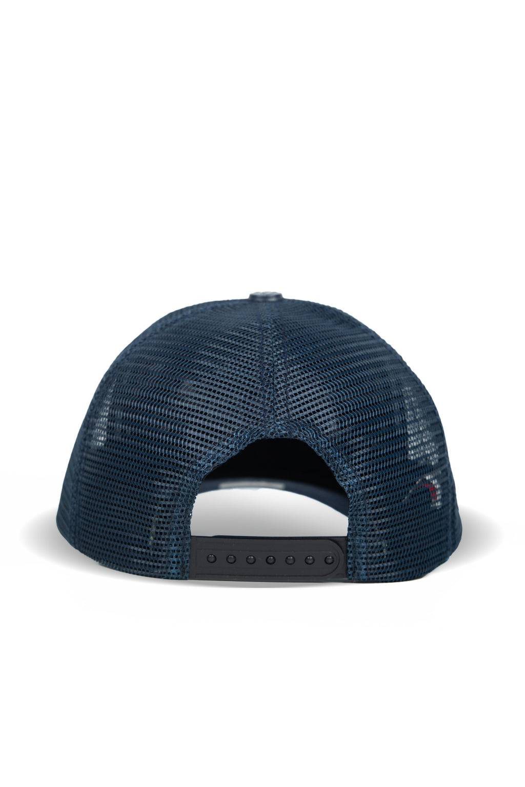 BlackBork White & Navy Blue Cordura Trucker Cap | Customisable Patch