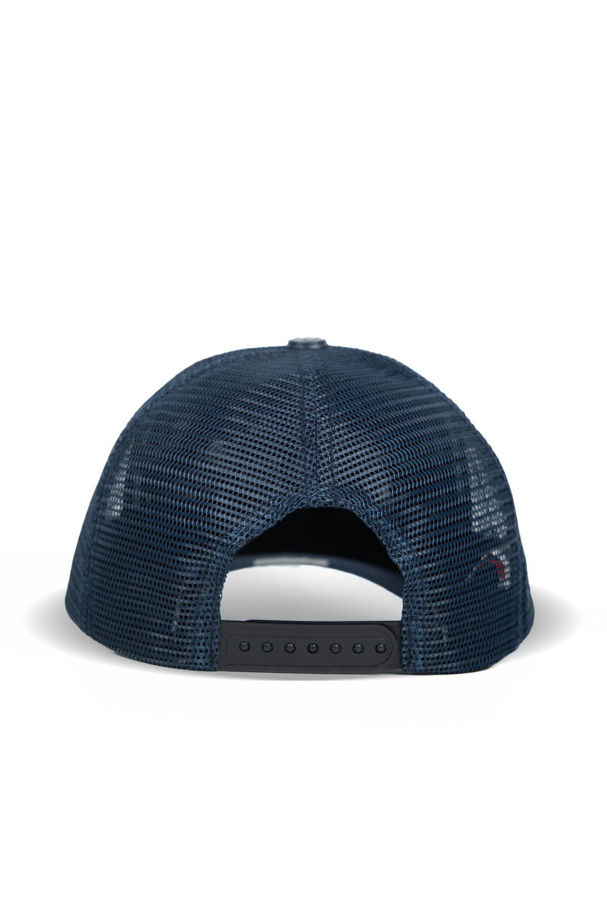 BlackBork White & Navy Blue Cordura Trucker Cap | Customisable Patch