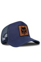 BlackBork Navy Blue Cordura Trucker Cap | Customisable Patch