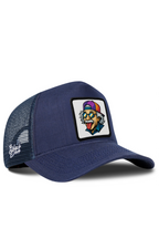 BlackBork Navy Blue Cordura Trucker Cap | Customisable Patch