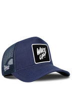 BlackBork Navy Blue Cordura Trucker Cap | Customisable Patch