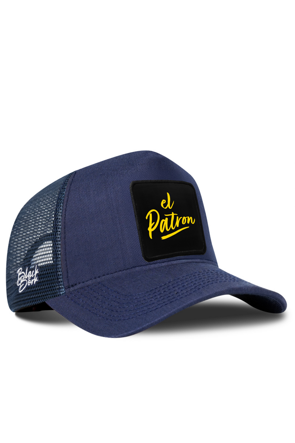 BlackBork Navy Blue Cordura Trucker Cap | Customisable Patch