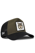 BlackBork Black & Khaki & Black Cordura Trucker Cap | Customisable Patch