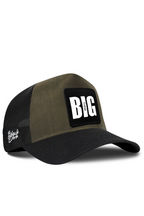 BlackBork Black & Khaki & Black Cordura Trucker Cap | Customisable Patch