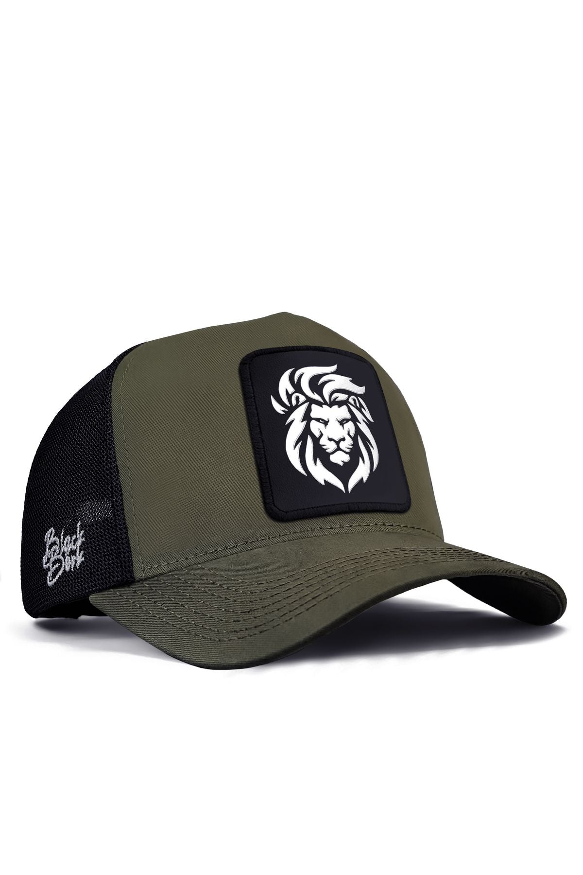 Khaki-Black Cap