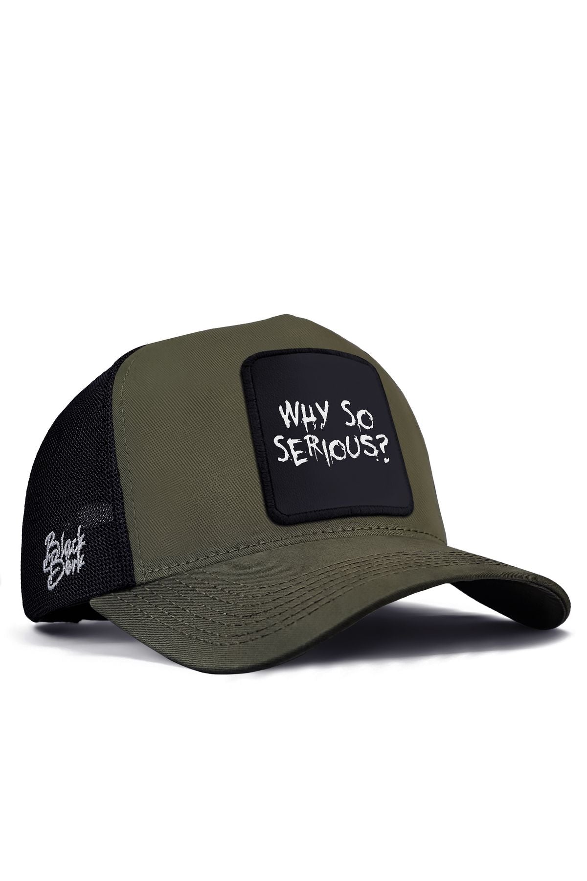 Khaki-Black Cap