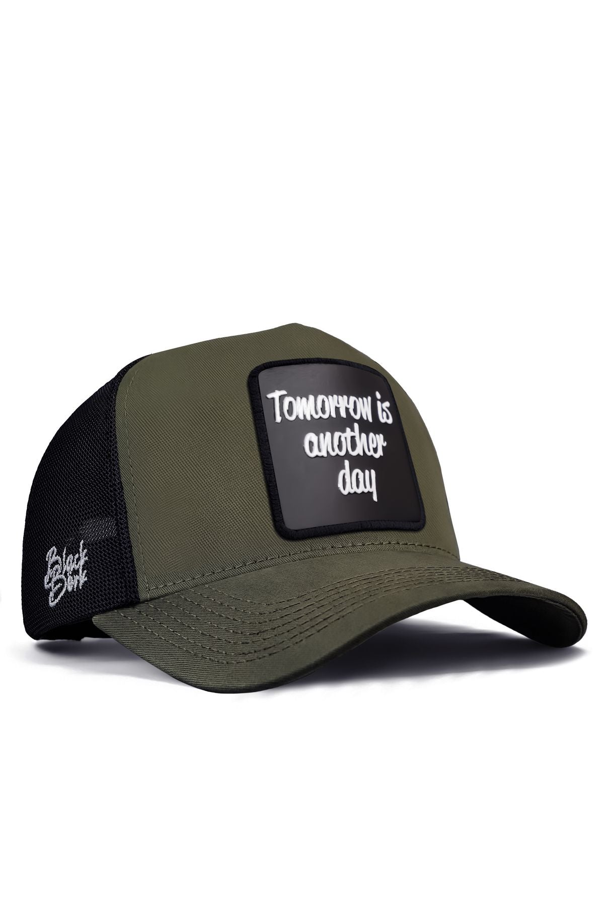 Khaki-Black Cap