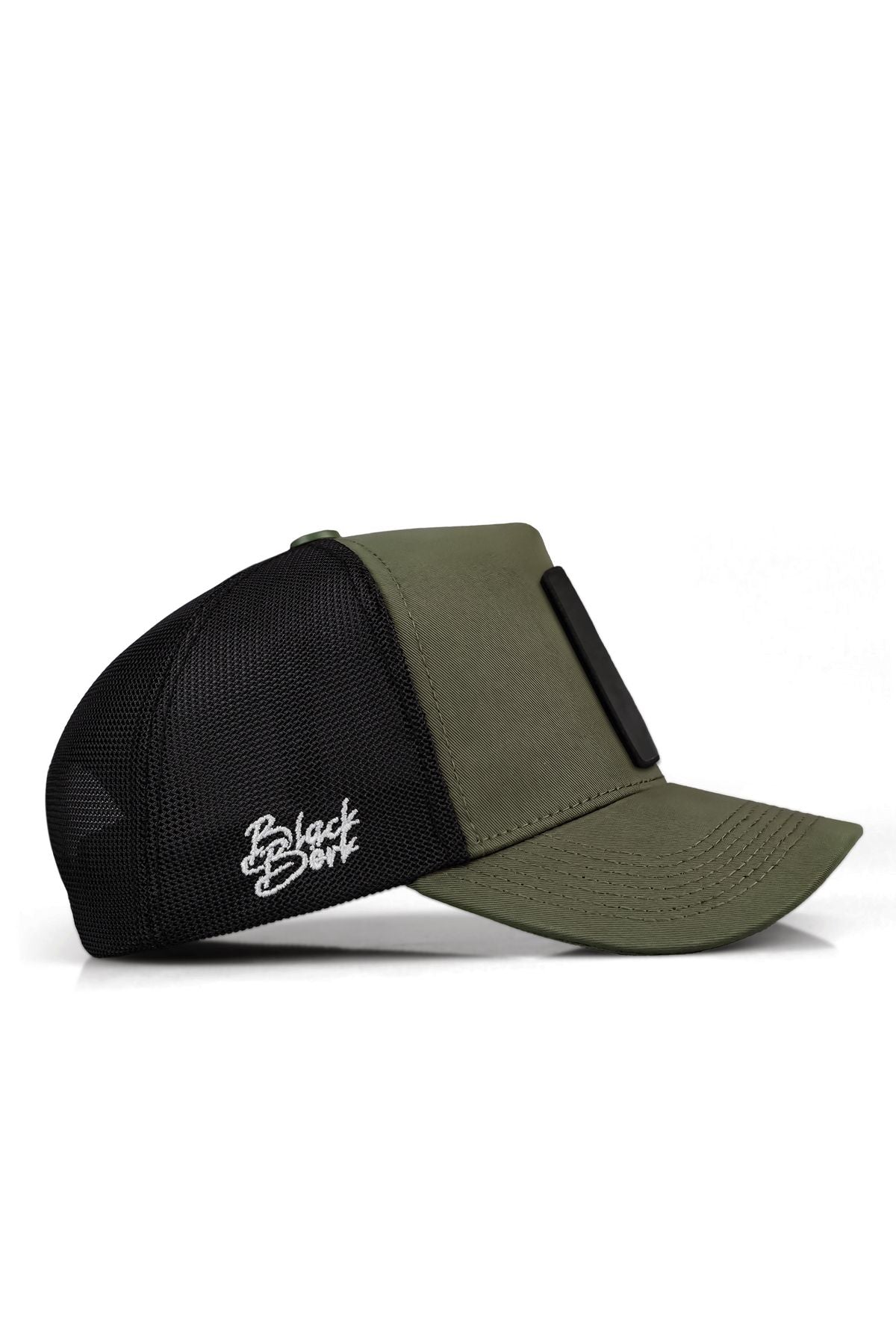 Khaki-Black Cap