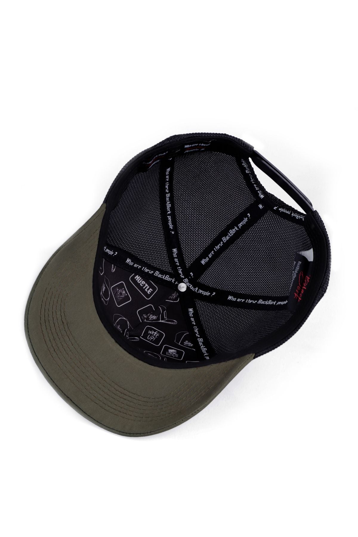 Khaki-Black Cap