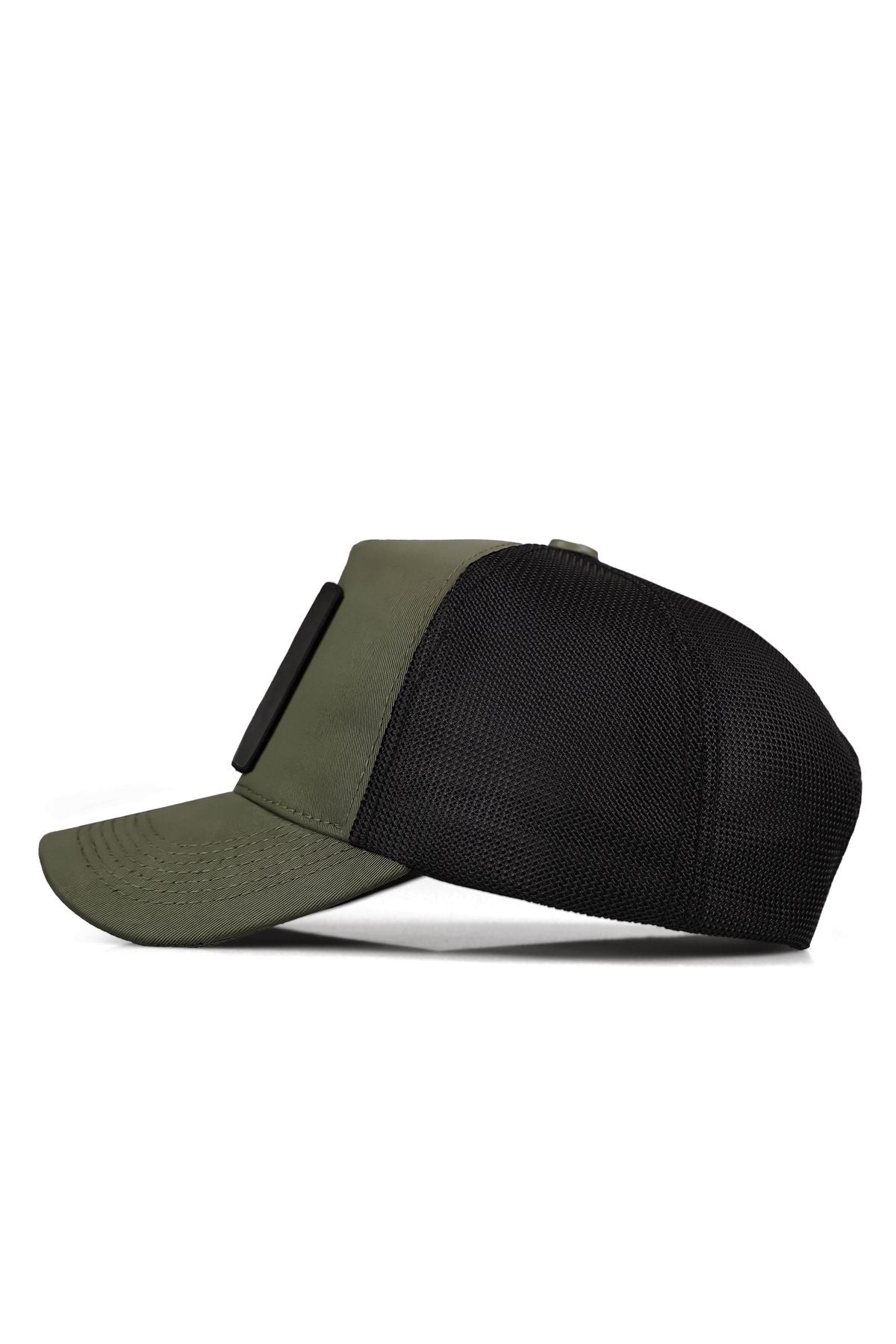 Khaki-Black Cap