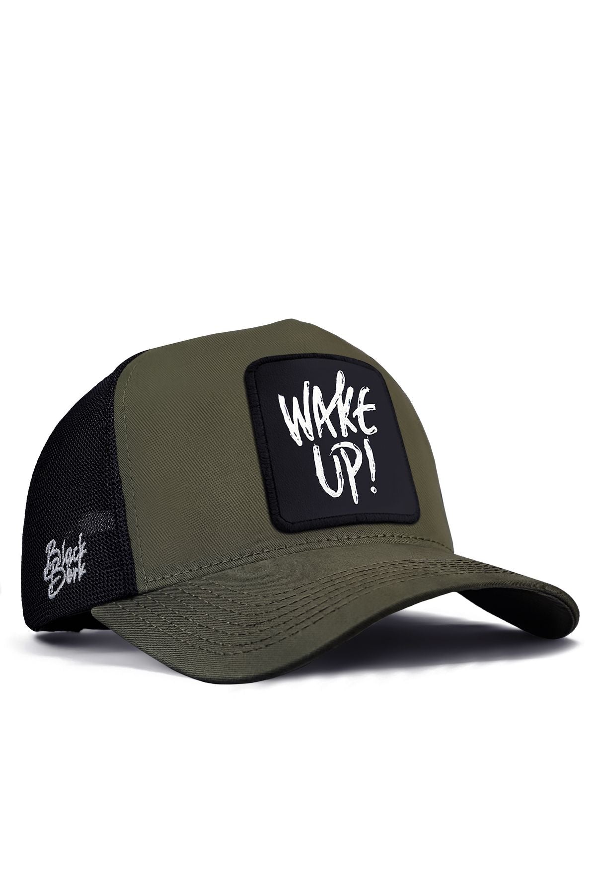 Khaki-Black Cap