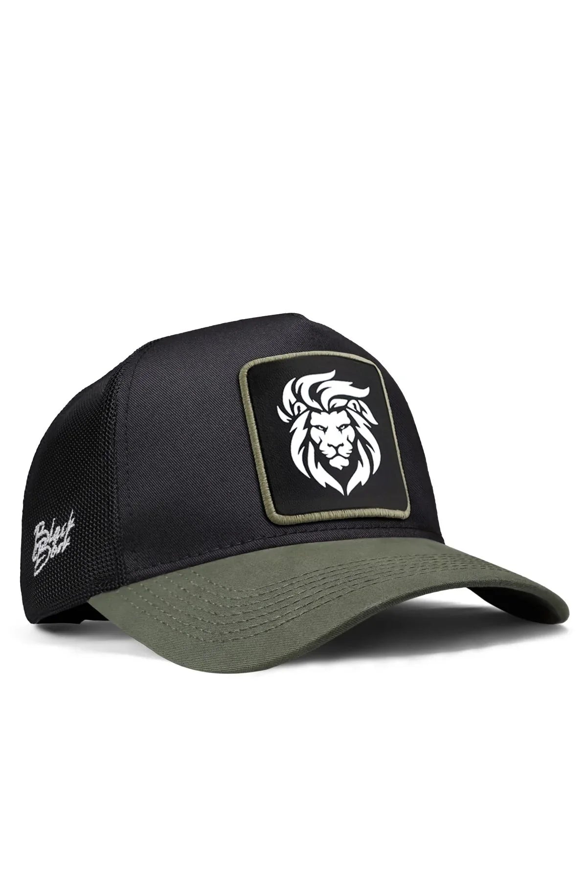 Black-Khaki Brim Cap