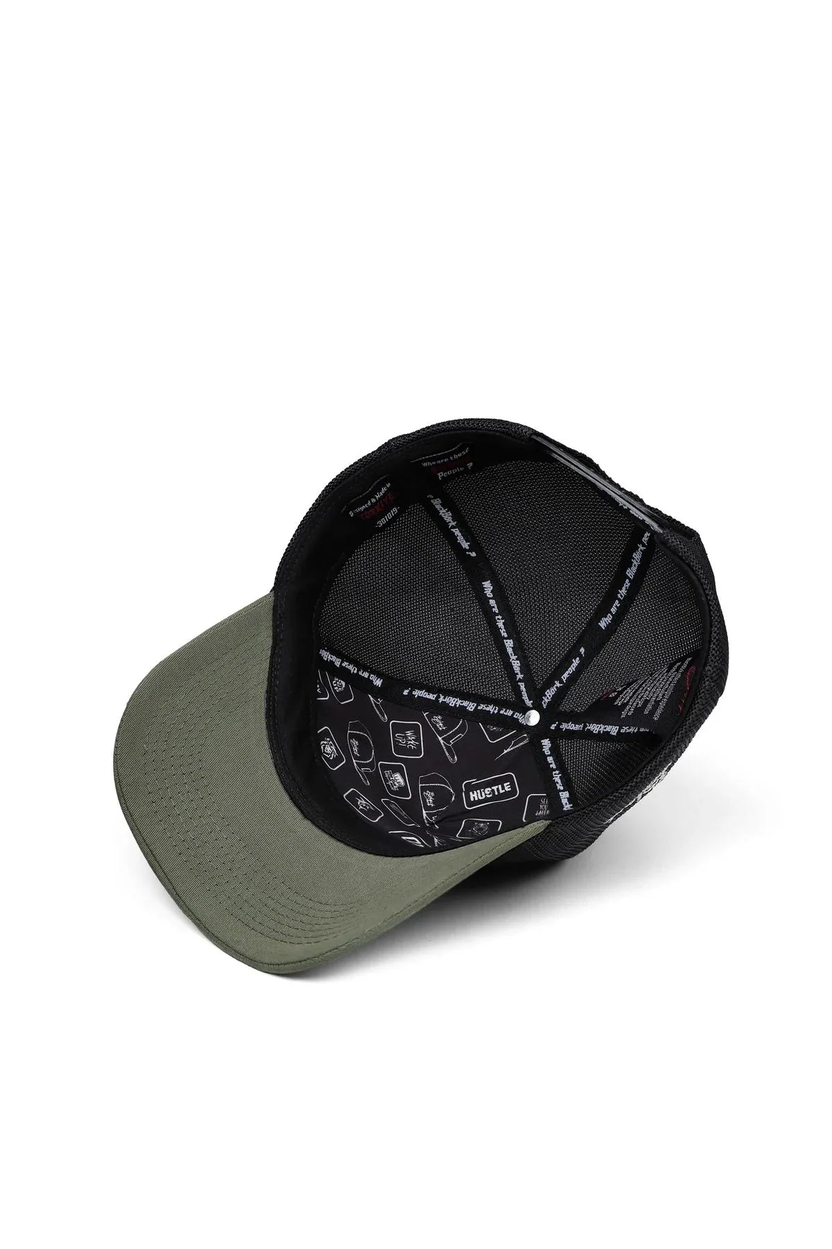 Black-Khaki Brim Cap