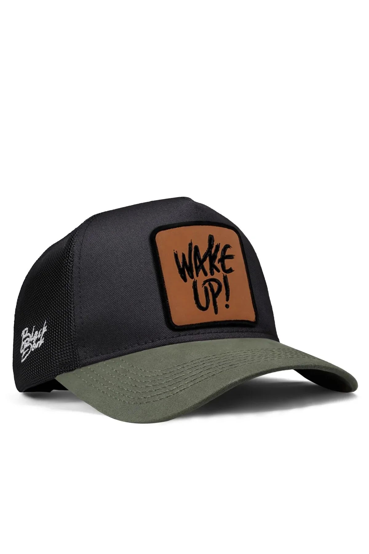 Black-Khaki Brim Cap