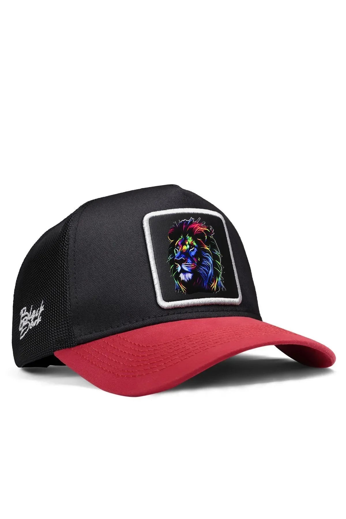 Black-Red Brim Cap