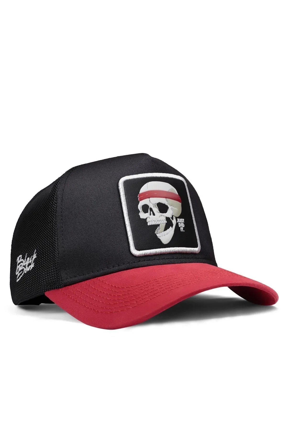 Black-Red Brim Cap