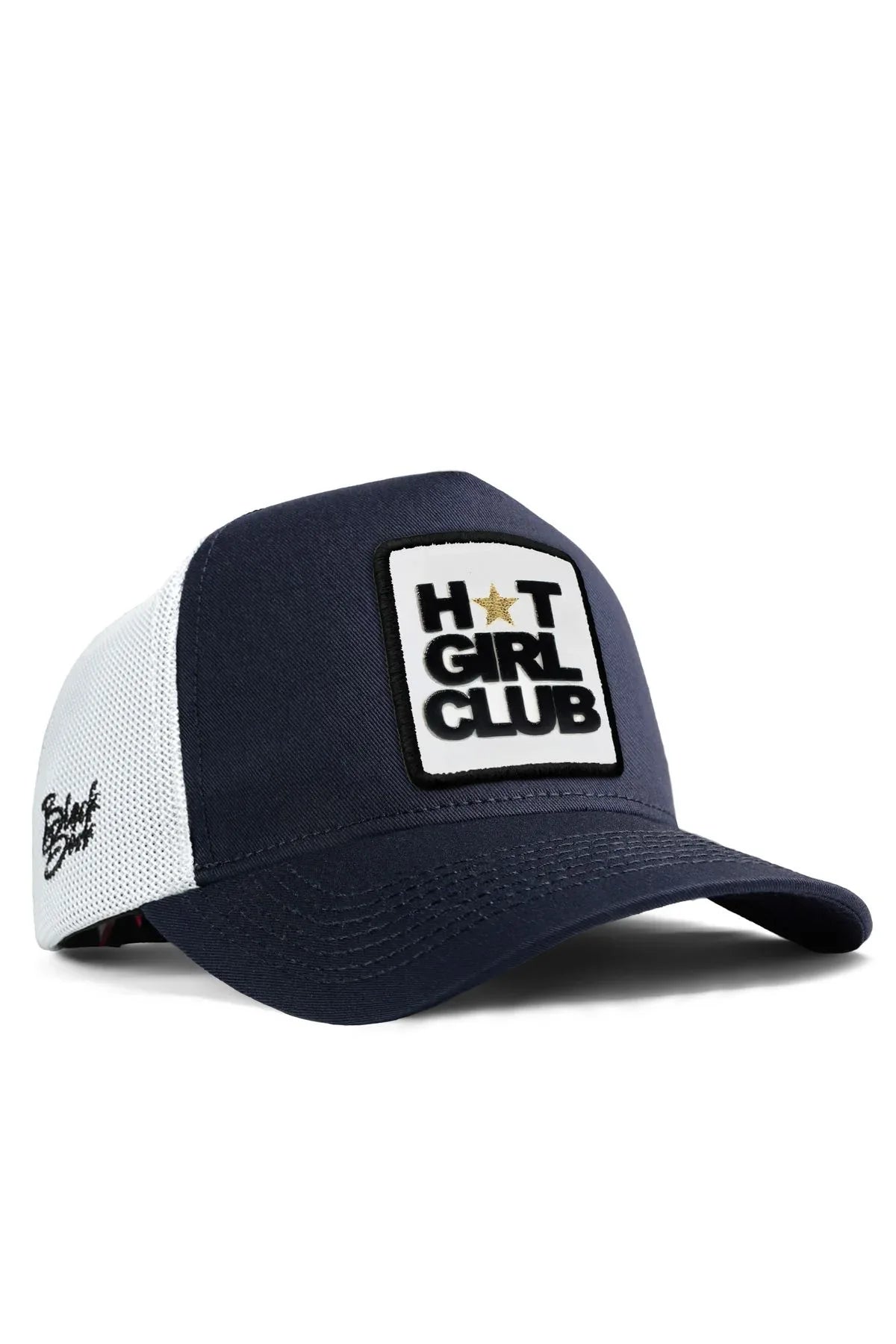 Navy Blue-White Cap