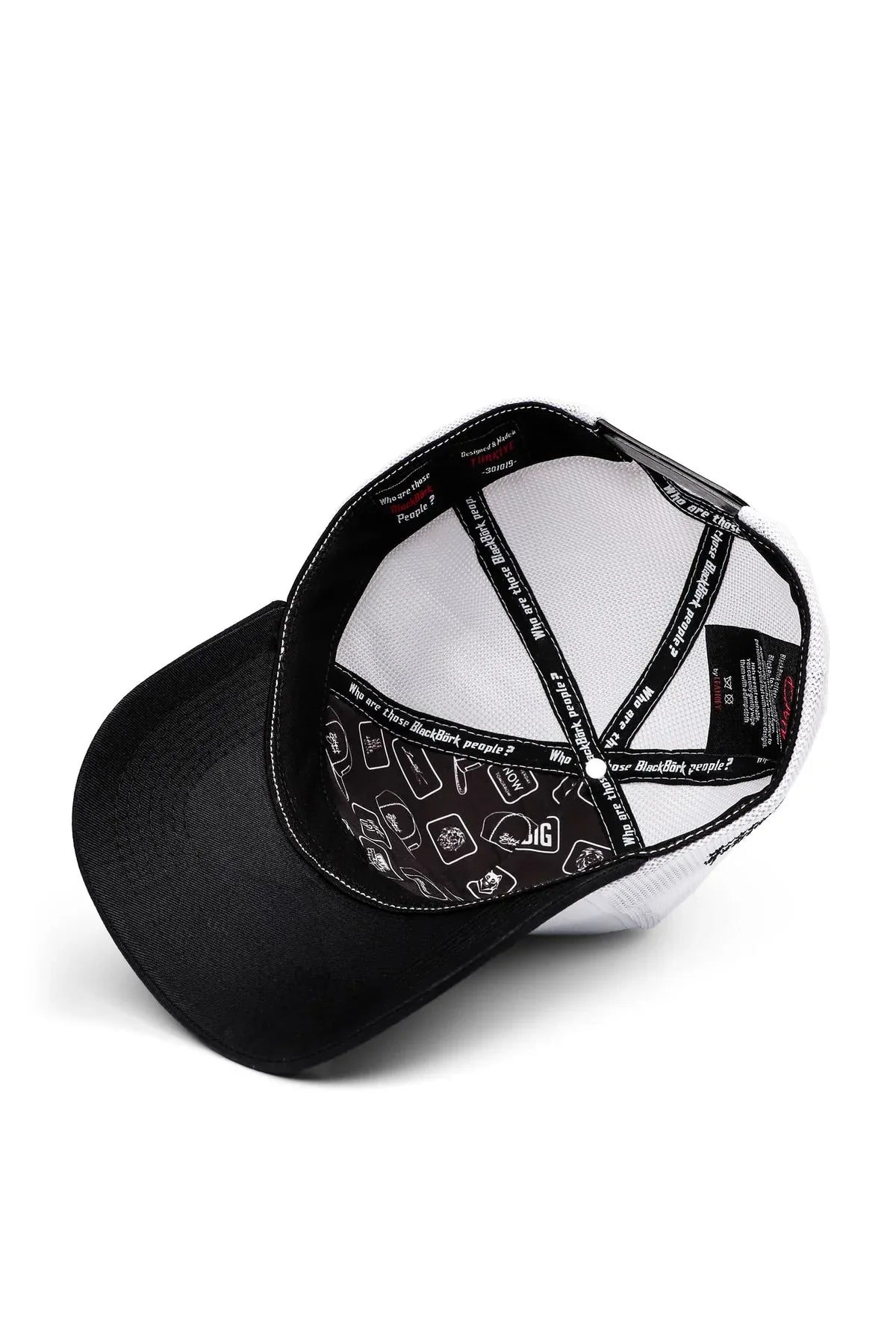 White-Black Brim Cap
