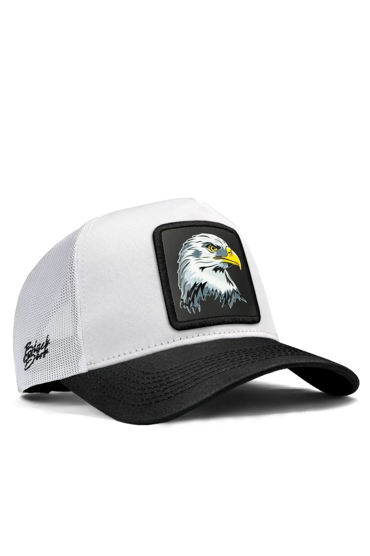 White-Black Brim Cap