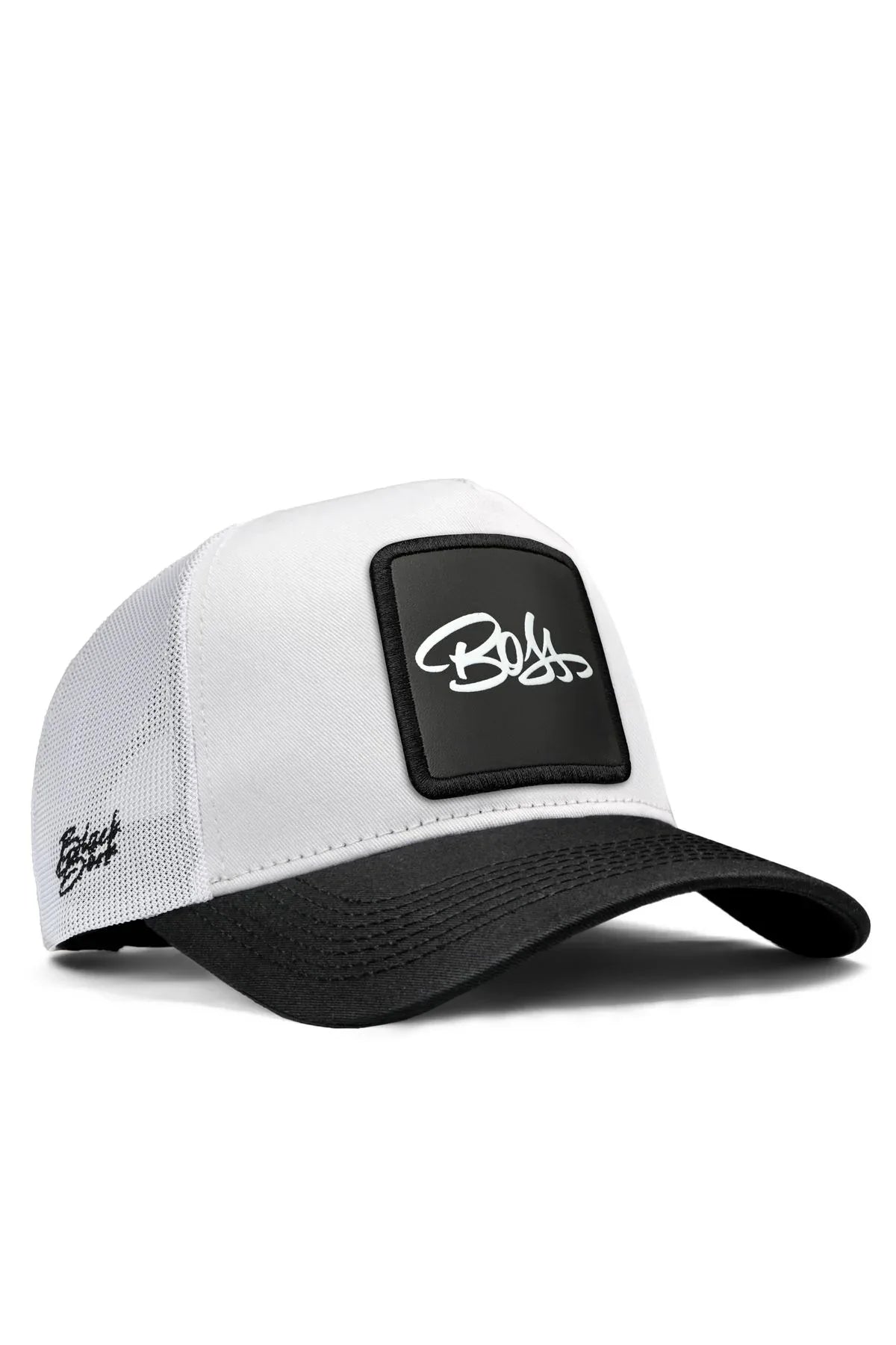 White-Black Brim Cap