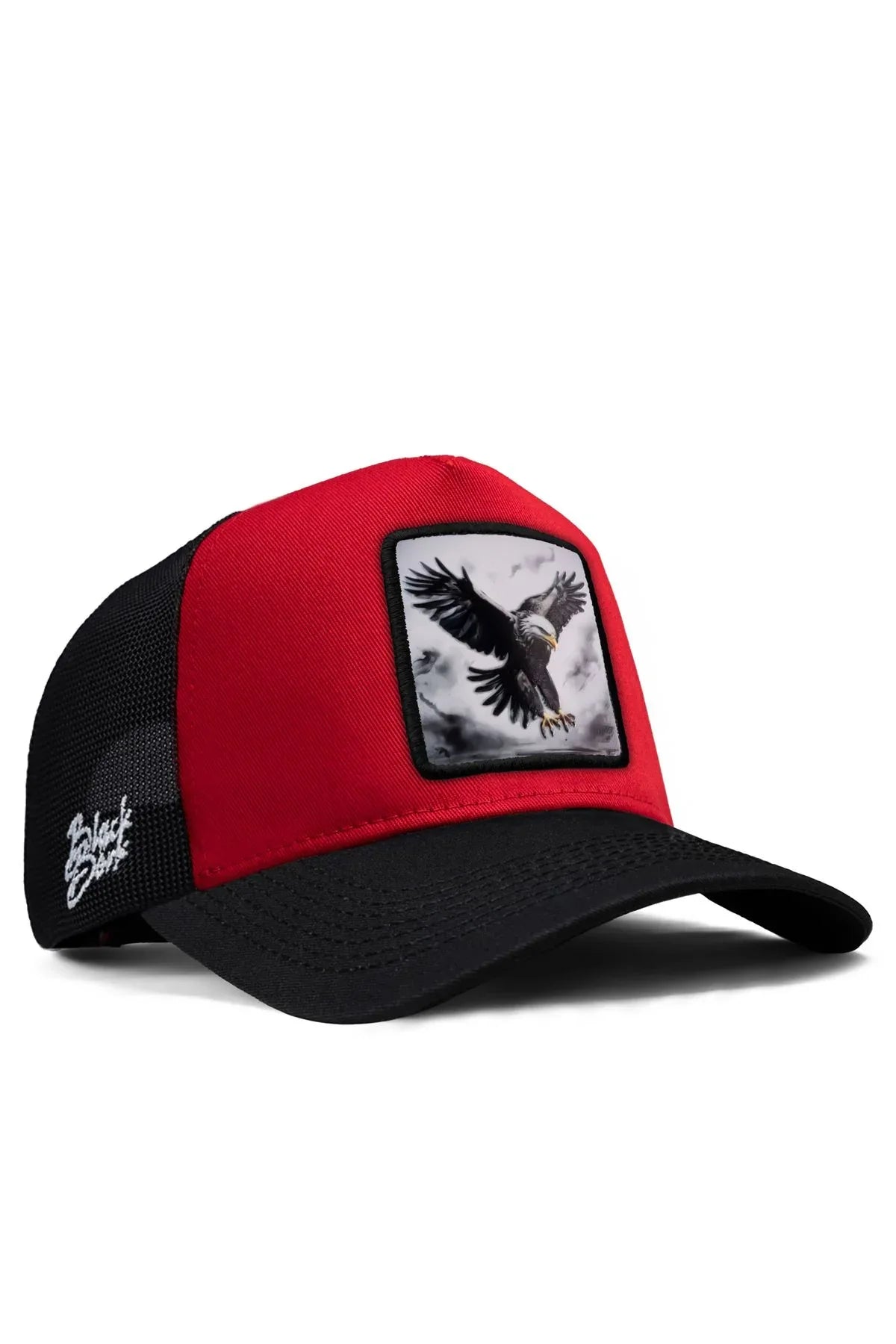 Red-Black Brim Cap
