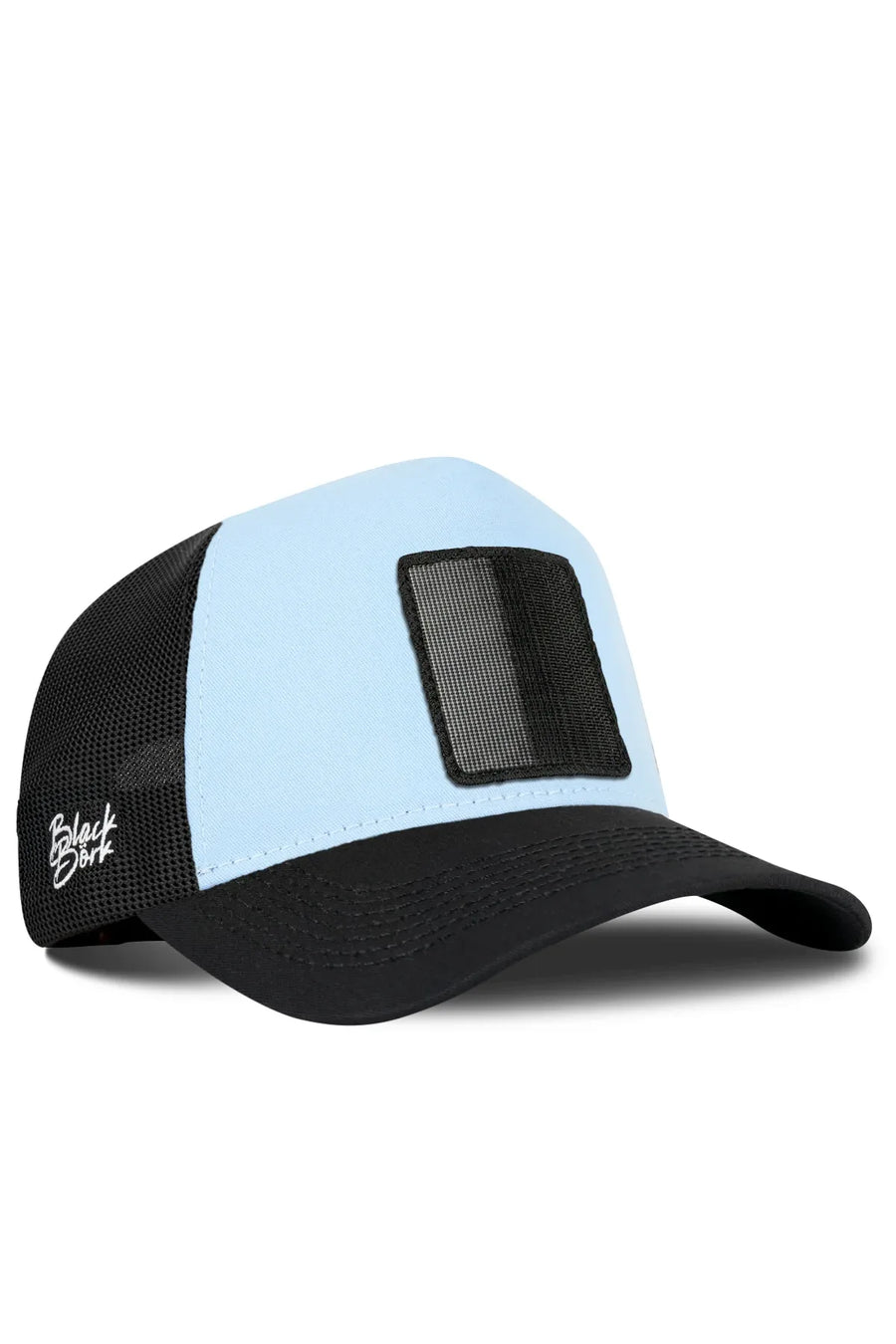 Black-Blue Trucker
