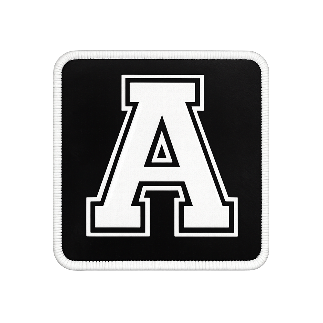 V1 A Letter - Black Patch