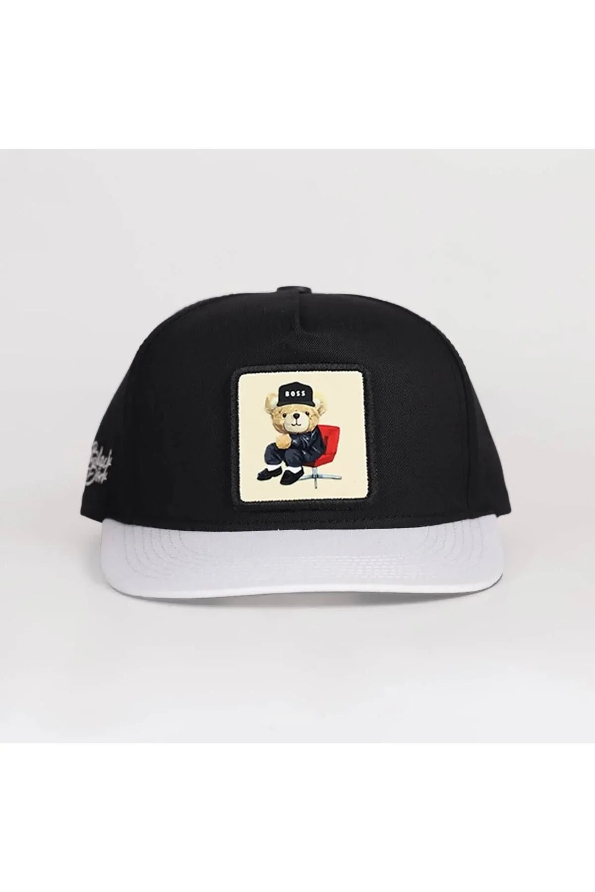 ayi-logolu-beyaz-siyah-hip-hop-sapka-1845 - BlackBork