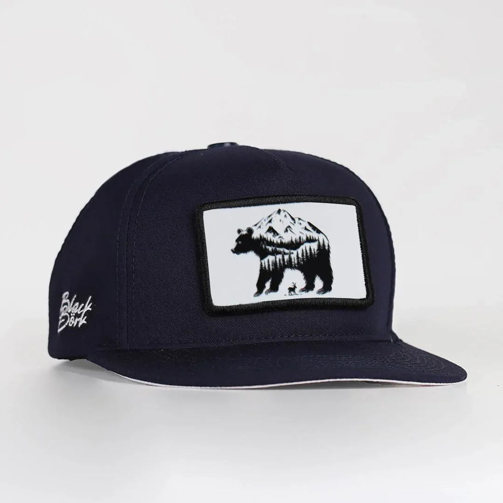 ayi-logolu-lacivert-hip-hop-sapka-3553 - BlackBork