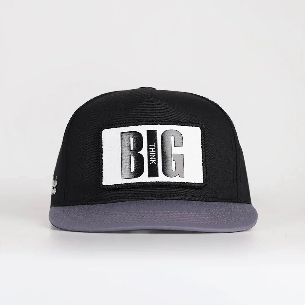 big-think-logolu-gri-siyah-hip-hop-sapka-3526 - BlackBork