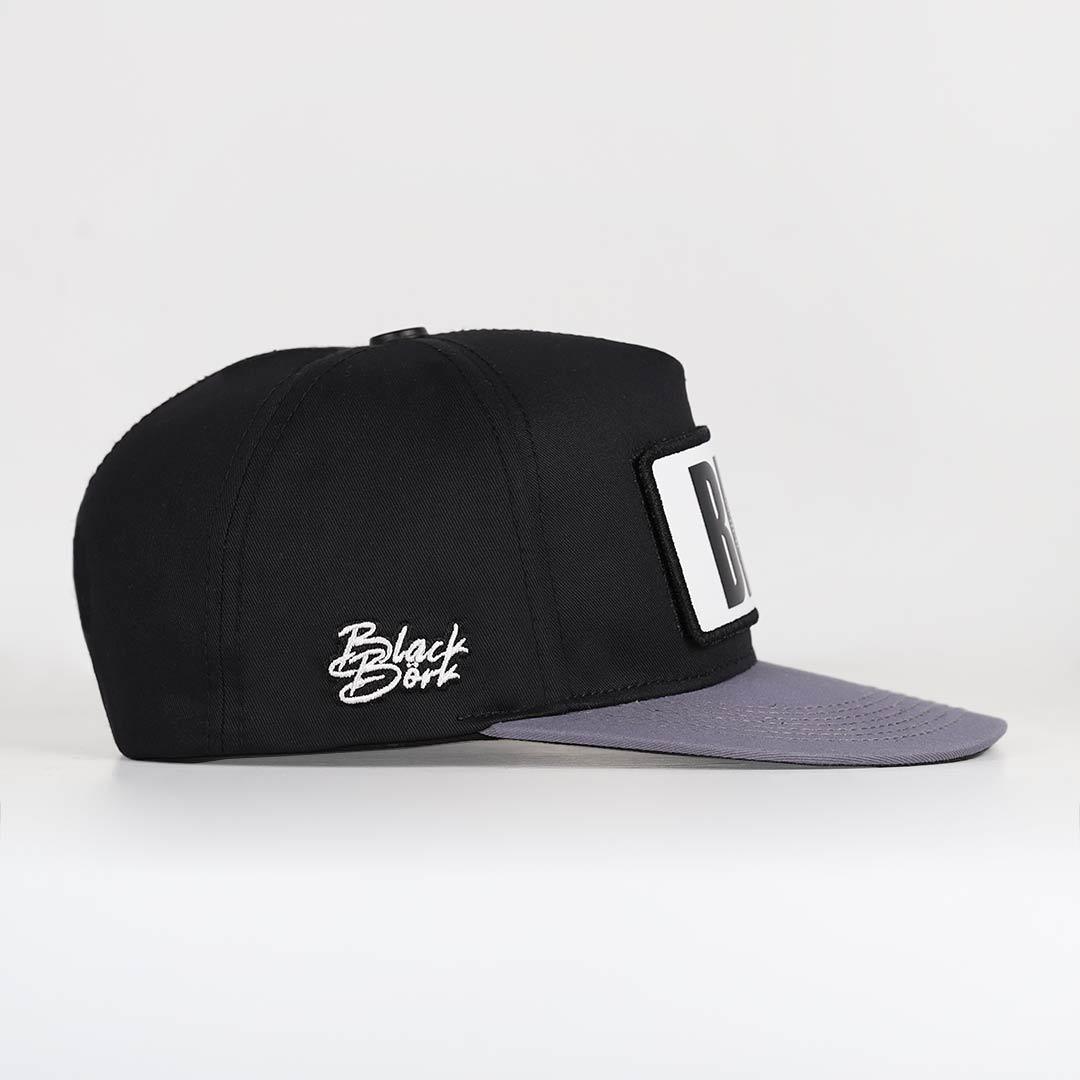Grey-Black Hip Hop Cap