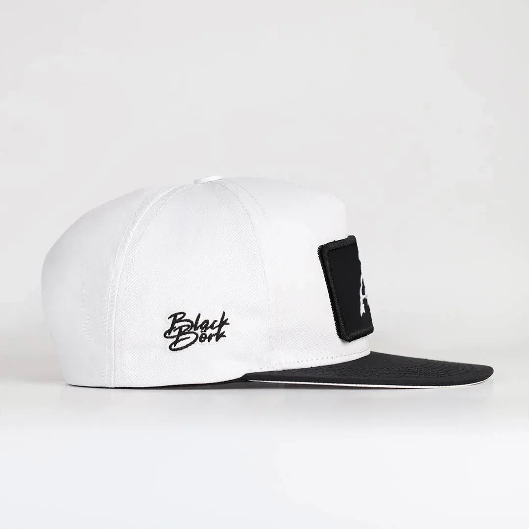 Black-White Hip Hop Cap