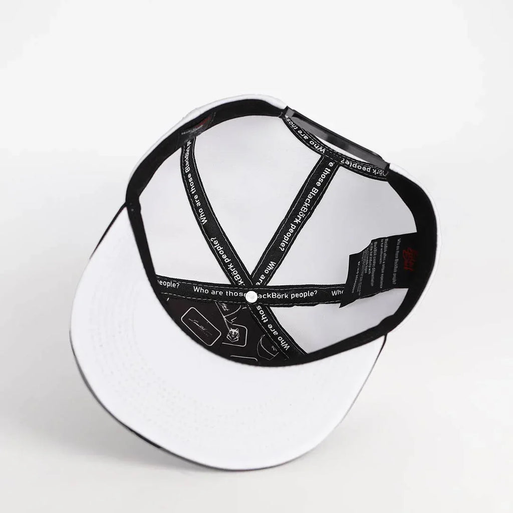 boga-logolu-siyah-beyaz-hip-hop-sapka-3579 - BlackBork