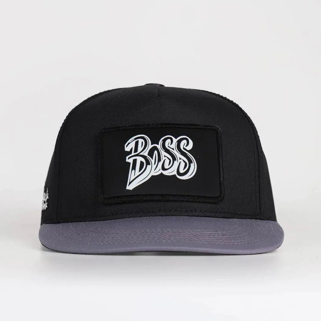 Grey-Black Hip Hop Cap