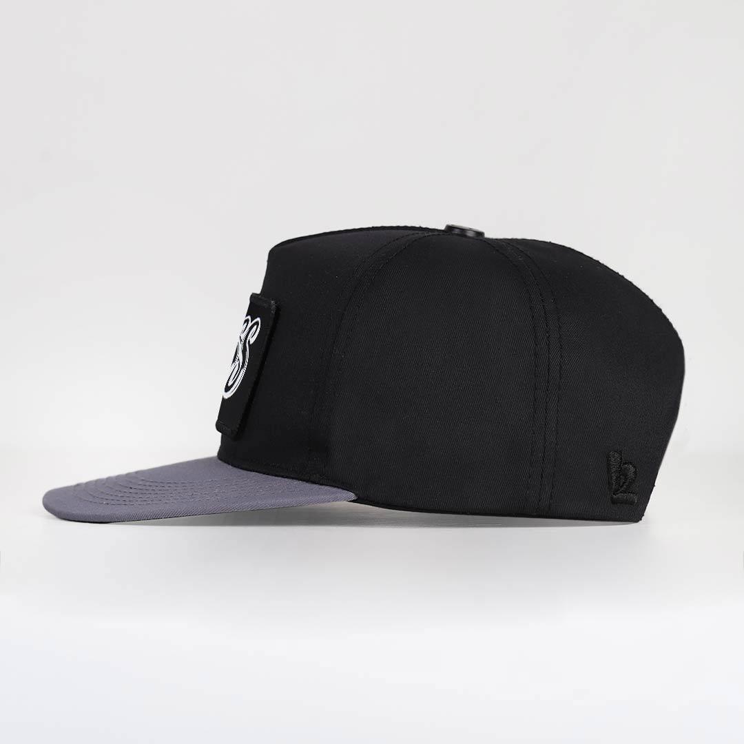 Grey-Black Hip Hop Cap