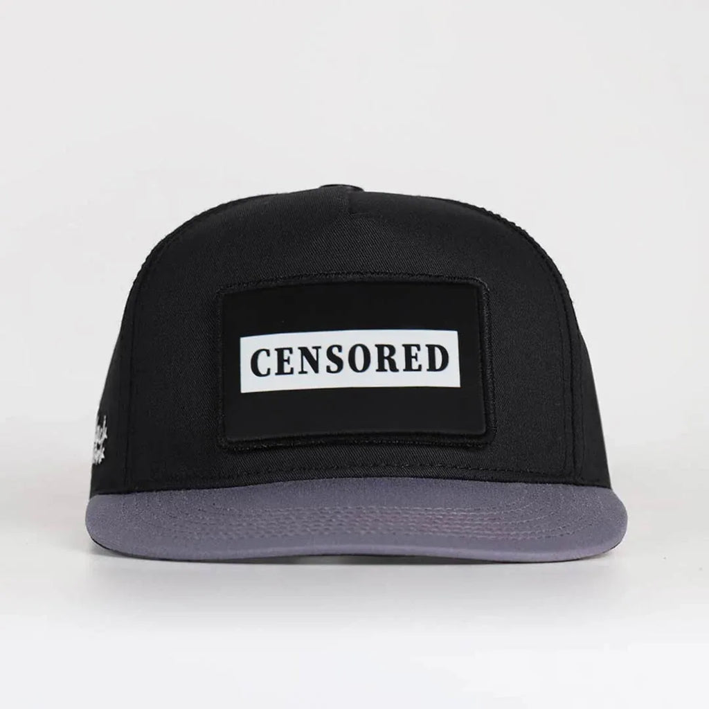 censored-logolu-gri-siyah-hip-hop-sapka-3519 - BlackBork