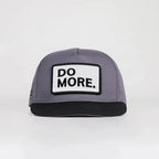 do-more-logolu-siyah-gri-hip-hop-sapka-3608 - BlackBork