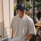 BlackBork Black Cordura Baseball Cap | Customisable Patch