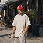 BlackBork Red & Yellow Trucker Cap | Customisable Patch
