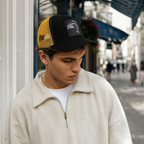 BlackBork Black & Yellow Trucker Cap | Customisable Patch
