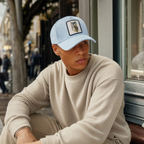 BlackBork Light Blue Baseball Cap | Customisable Patch